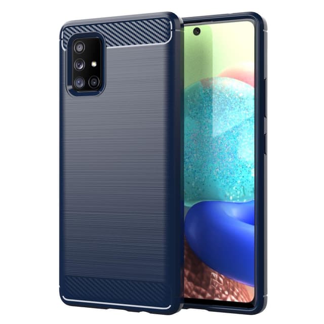 Samsung Galaxy A71 5G Cover TPU Etui (Blå)