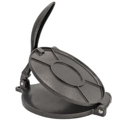 Tortilla Press Empanada valmistettu raudasta (musta)