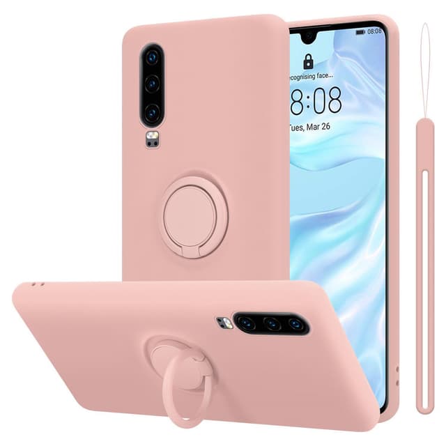 Huawei P30 Cover Etui Case (Lyserød)