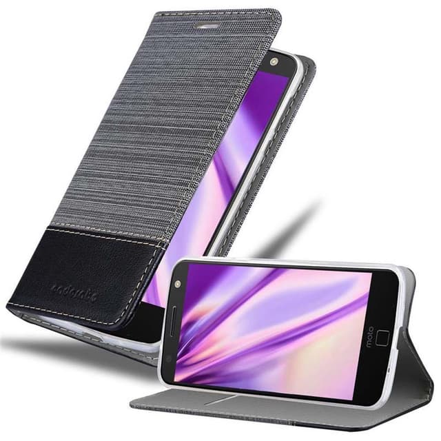 Motorola MOTO Z Plånboksfodral Skal (Grå)