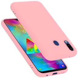 Samsung Galaxy M20 Skal Fodral Case (Rosa)