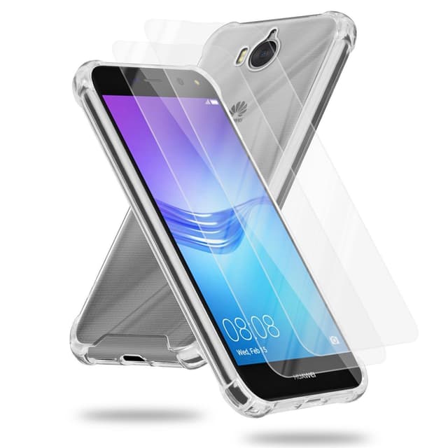 Huawei Y5 2017 / Y6 2017 Etui Case Cover (Gennemsigtig)