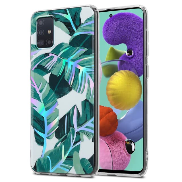 Samsung Galaxy A51 4G / M40s lommebokdeksel Blomster
