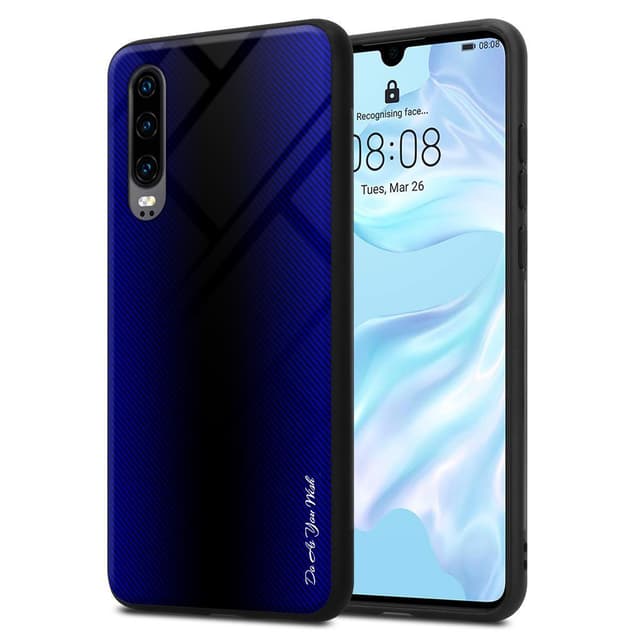 Huawei P30 Skal Fodral Case (Lila)