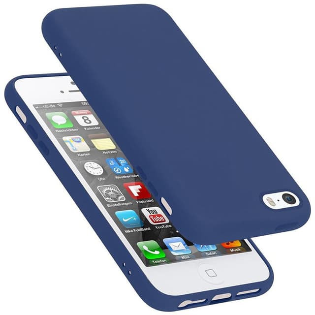 iPhone 5 / 5S / SE 2016 Cover Etui Case (Blå)