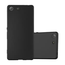 Sony Xperia M5 Suojakuori Suojakotelo Case (Musta)