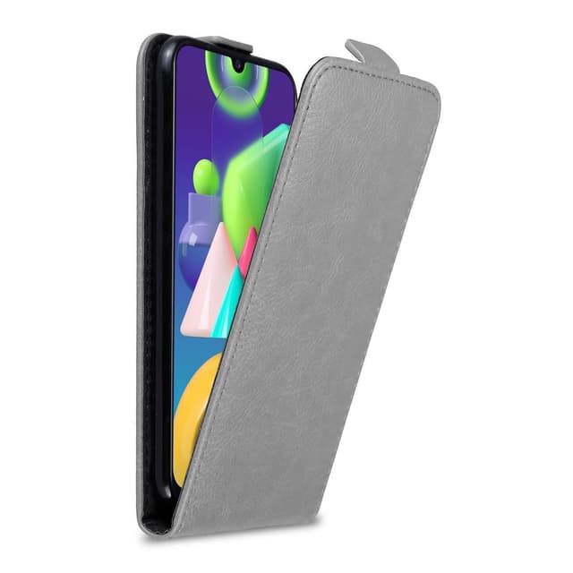 Samsung Galaxy M31 Pungetui Flip Cover (Grå)