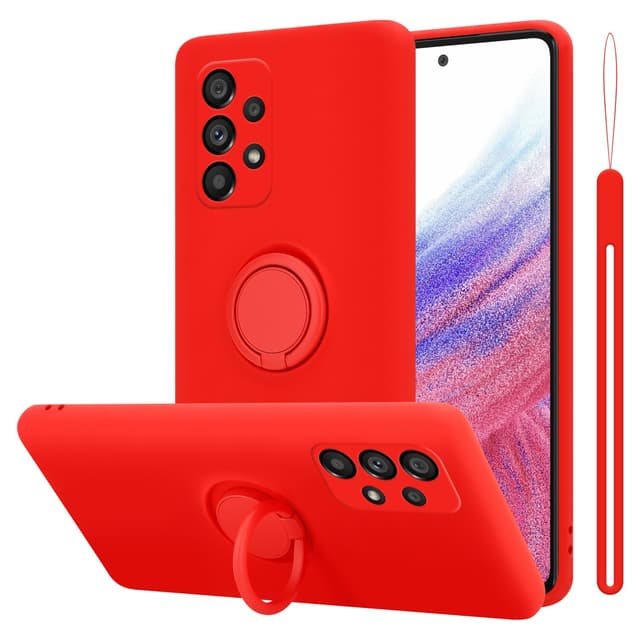 Skal Samsung Galaxy A53 5G Fodral Case (Röd)