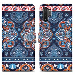 Samsung Galaxy NOTE 10 PLUS Plånboksfodral Skal (Blå)