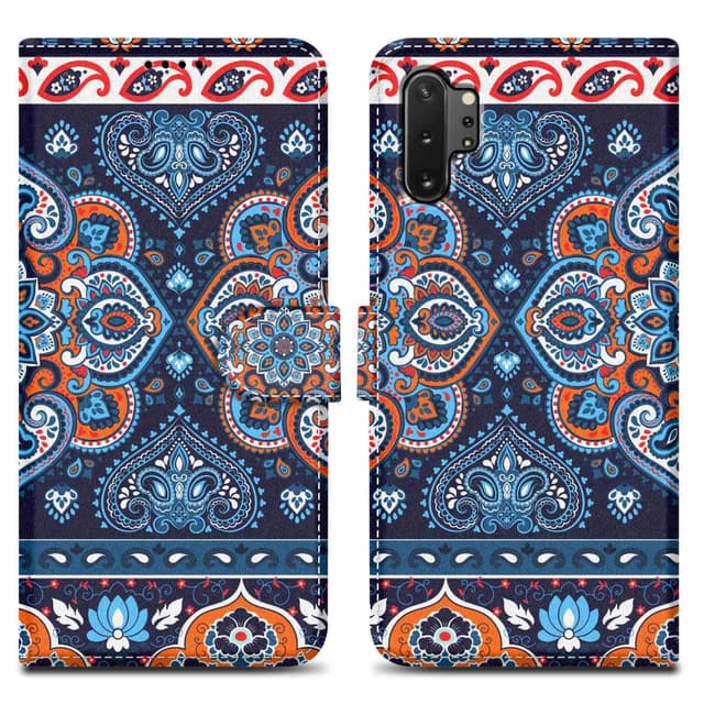 Samsung Galaxy NOTE 10 PLUS Pungetui Cover Case (Blå)