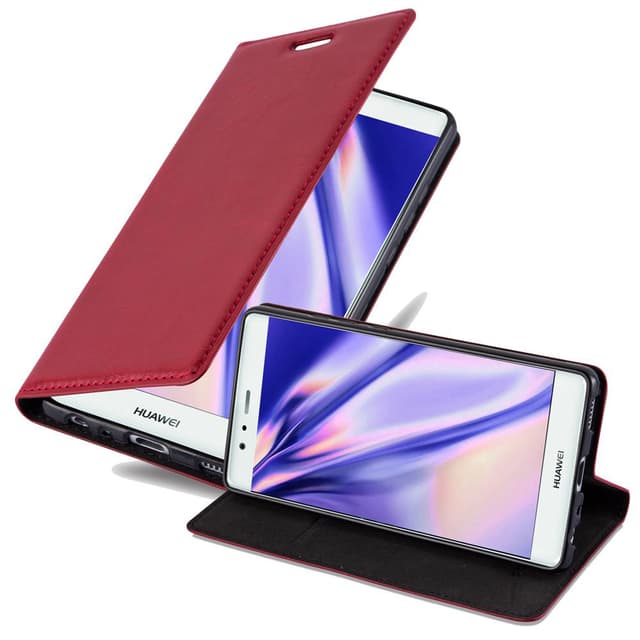 Huawei P9 Skal Fodral Case (Röd)
