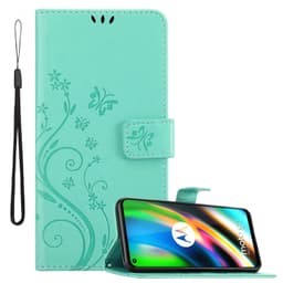Motorola MOTO G9 PLUS Pungetui Cover Case (Turkis)