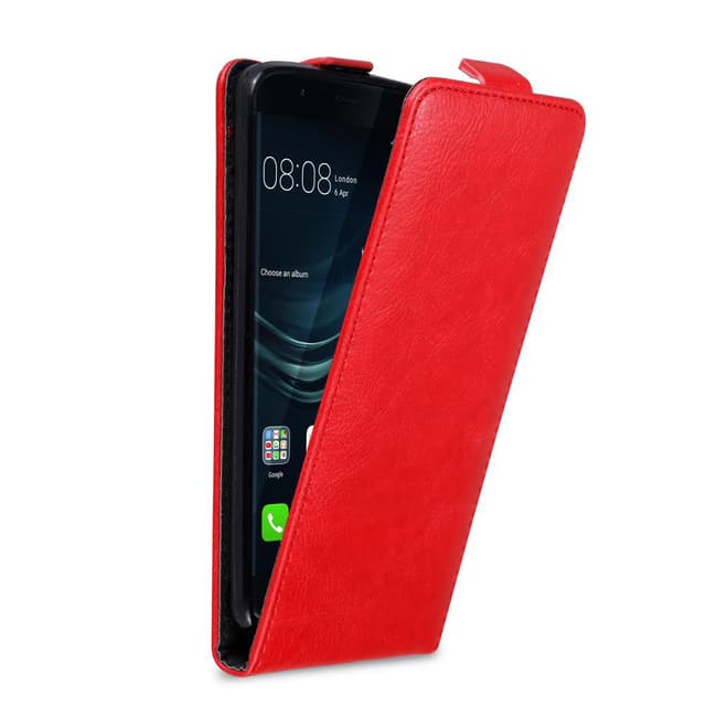 Huawei P9 PLUS deksel flip cover (rød)