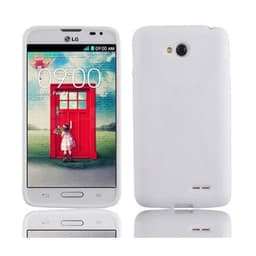LG L70 (1. SIM) Suojakuori Cover (Valkoinen)