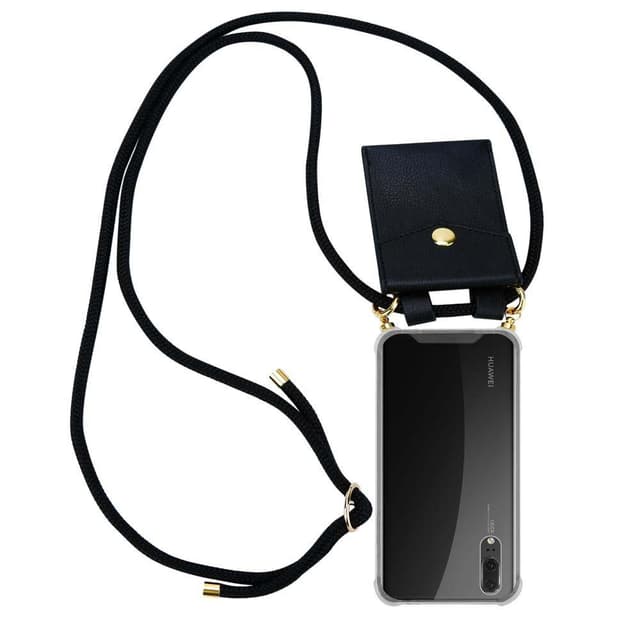 Huawei P20 Suojakuori Kotelo Ketju (Musta)