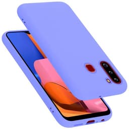 Samsung Galaxy A21 Suojakuori Suojakotelo (Violetti)