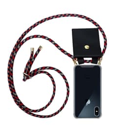 iPhone X / XS Etui Cover Kæde (Blå)