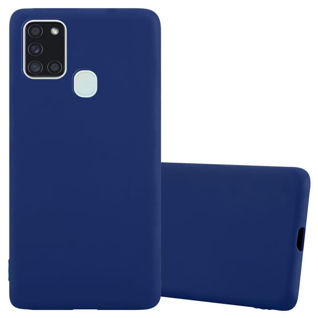 Deksel Samsung Galaxy A21s Silikon cover (blå)