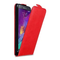 Samsung Galaxy NOTE 4 deksel flip cover (rød)