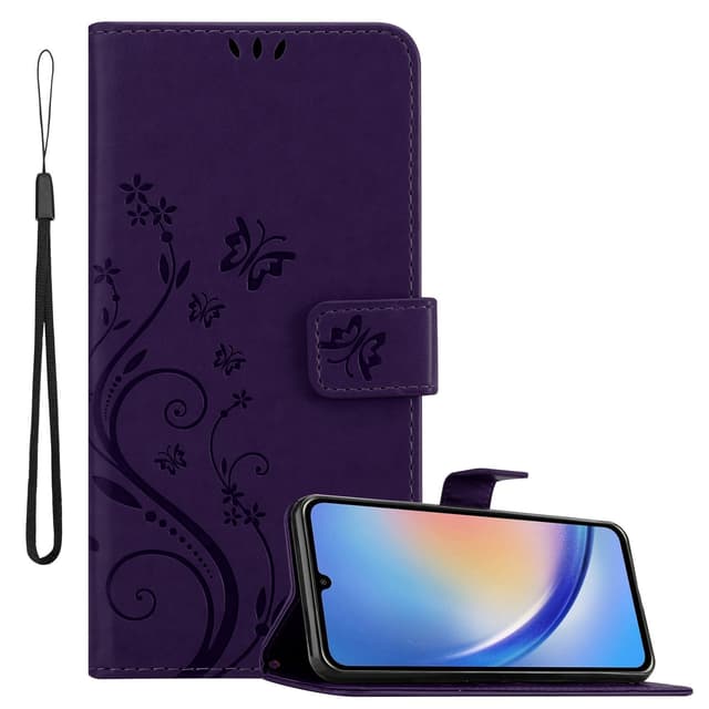 Samsung Galaxy A34 5G Pungetui Cover Case (Lilla)