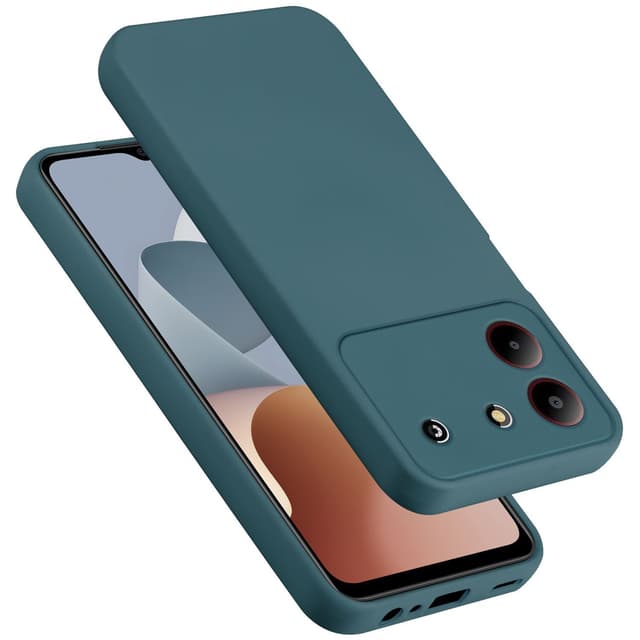 ZTE Blade A54 Skal Fodral Case (Grön)