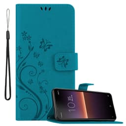 Sony Xperia 10 II Pungetui Cover Case (Blå)