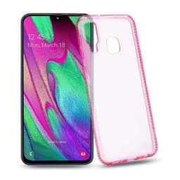 Samsung Galaxy A40 Deksel Glitter Case (rosa)