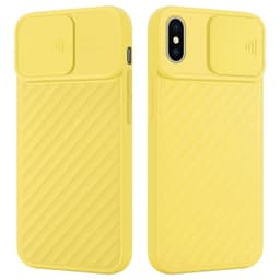 iPhone X / XS Suojakuori Cover Case (Keltainen)