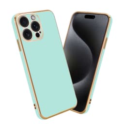iPhone 15 PRO MAX silikondeksel case (Grønn)