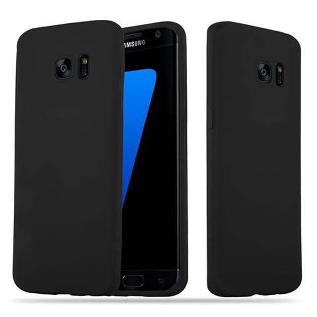 Skal Samsung Galaxy S7 EDGE Fodral Case (Svart)