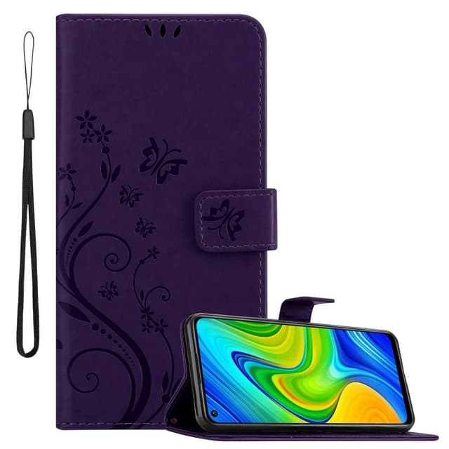 Xiaomi RedMi NOTE 9 Plånboksfodral Skal (Lila)
