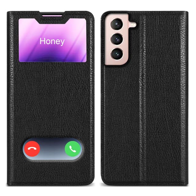 Lompakkokotelo Samsung Galaxy S21 5G Case (Musta)