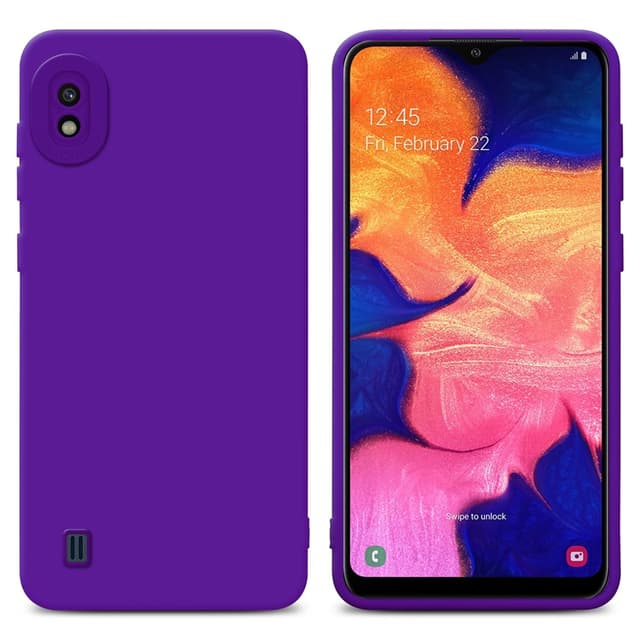 Samsung Galaxy A10 Suojakuori Kotelo (Violetti)
