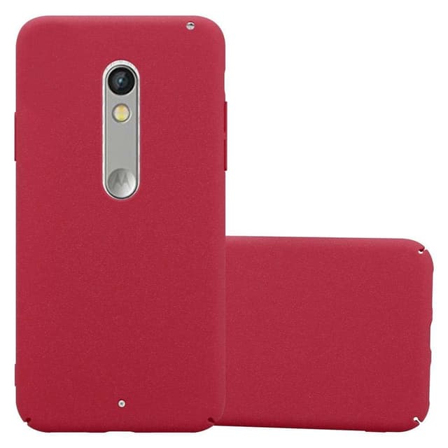 Motorola MOTO X PLAY Suojakuori Kotelo (Punainen)
