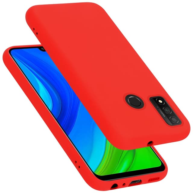 Huawei P SMART 2020 Skal Fodral Case (Röd)
