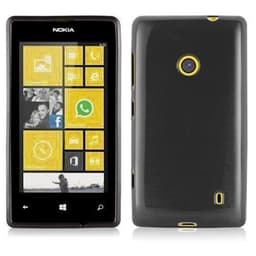 Nokia Lumia 525 Suojakuori Suojakotelo (Musta)