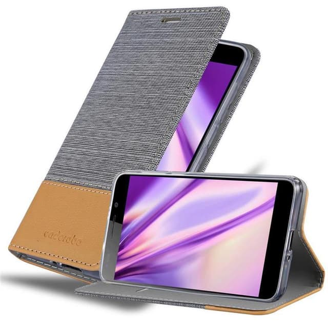 Honor 6 Suojakuori Lompakkokotelo (harmaa)