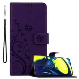 Samsung Galaxy A80 / A90 4G Plånboksfodral Skal (Lila)