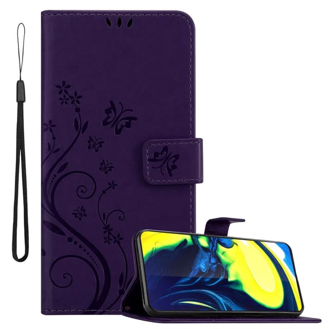 Samsung Galaxy A80 / A90 4G Plånboksfodral Skal (Lila)