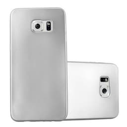 Samsung Galaxy S6 EDGE Suojakuori Kotelo (Hopea)