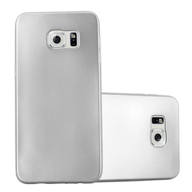 Samsung Galaxy S6 EDGE Suojakuori Kotelo (Hopea)