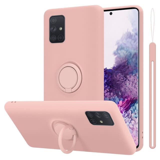 Samsung Galaxy A71 4G Cover Etui Case (Lyserød)