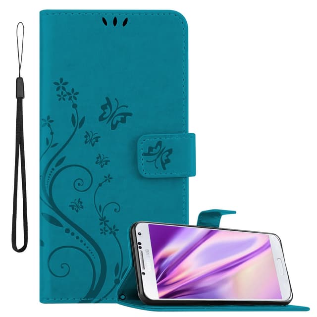 Samsung Galaxy S4 Plånboksfodral Skal (Blå)