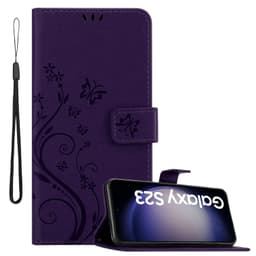 Samsung Galaxy S23 Pungetui Cover Case (Lilla)