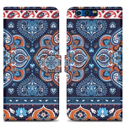 Honor 9 Suojakuori Lompakkokotelo (Sininen)