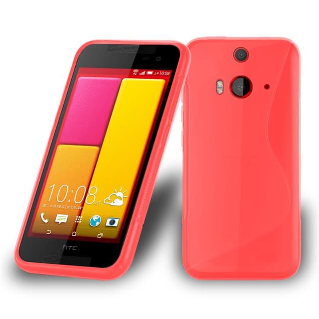 HTC BUTTERFLY 2 Skal Fodral Case (Röd)