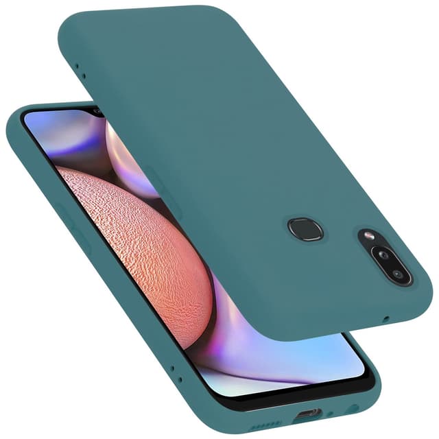 Samsung Galaxy A10s / M01s Skal Fodral Case (Grön)