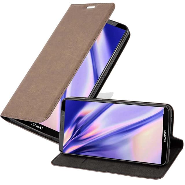 Huawei MATE 10 PRO Suojakuori Lompakkokotelo (Ruskea)
