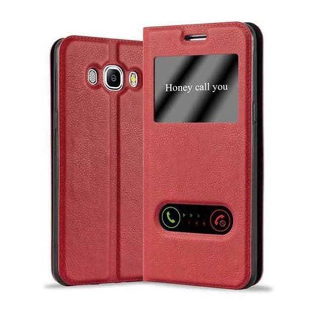 Lompakkokotelo Samsung Galaxy J7 2016 Case (Punainen)