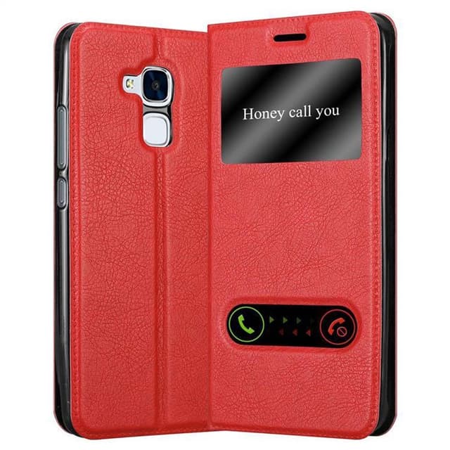 Lompakkokotelo Honor 5C Case (Punainen)